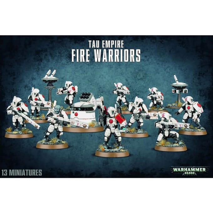 Beeldje Games Workshop Warhammer 40k - T'au Empire Fire Warriors Strike / Breacher Team