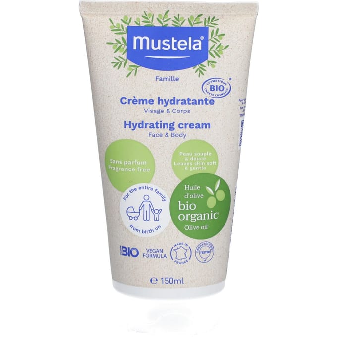 Mustela Bébé Bio Crème Hydratante 150ml
