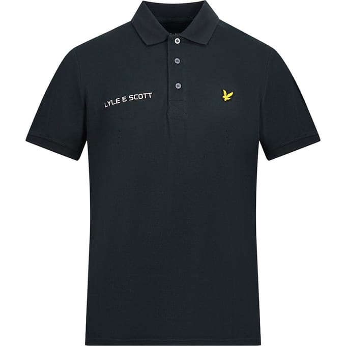 Lyle & Scott True Black Short Sleeved Polo Shirt
