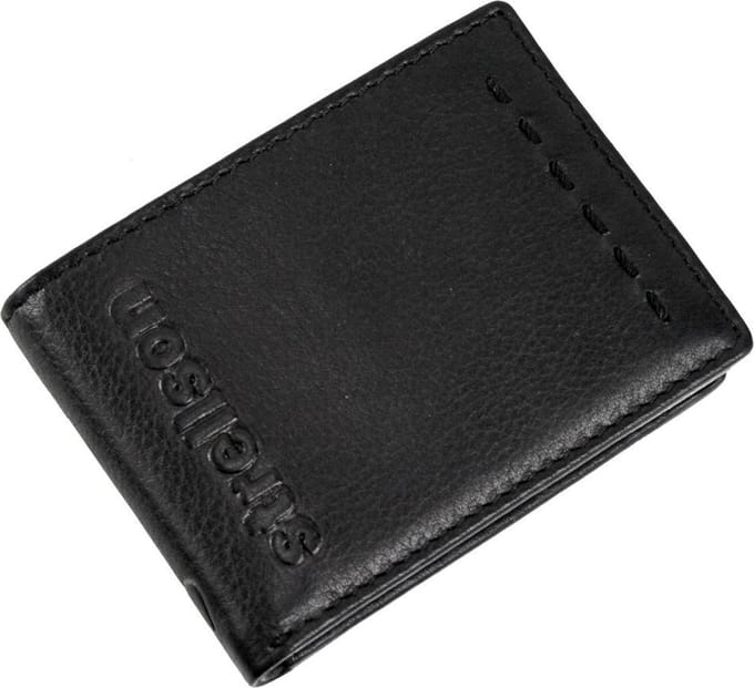Strellson Oxford Circus Portemonnee Landschap Leer 10 cm - Jongens - Horizontaal - schwarz