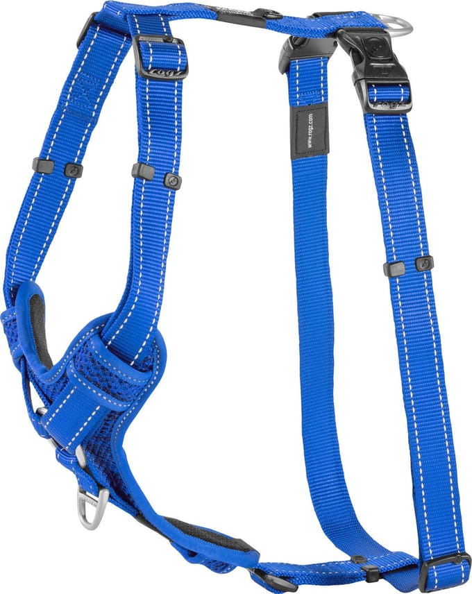 Rogz Utility Control Tuig Blauw - Hondenharnas - Xl 60-100x2.5 Cm