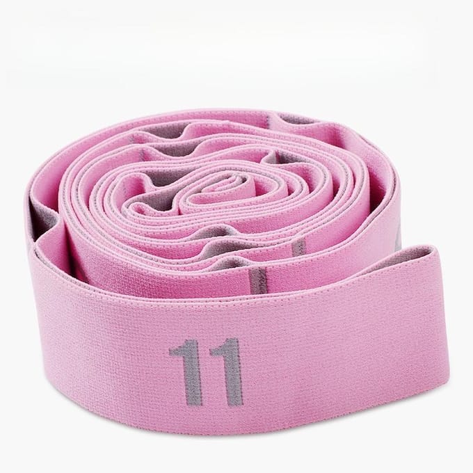 Ceinture de Yoga Stretch Ceinture de Résistance Stretch Ceinture Stretch rose