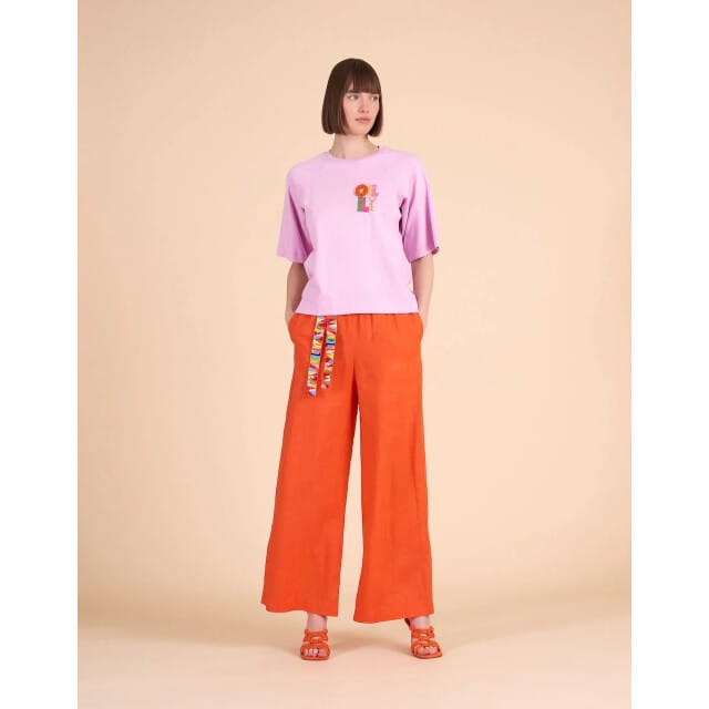 Oilily Please Linnen Broek- maat36 Koi