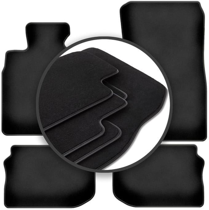 Premium automatten voor: BMW 5 F10 sedan (klittenband) (2010-2013)