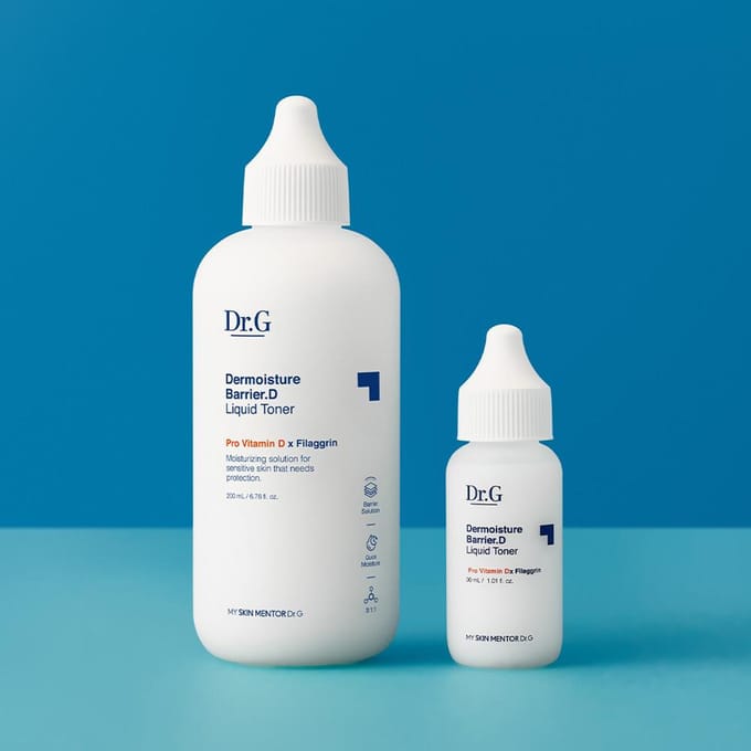 Dr.G Dermoisture Barrier. D Vloeibare Toner 200 ml Speciale Set (+100 ml) white