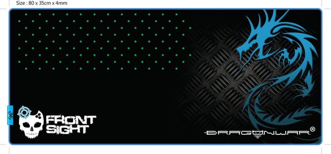 Dragonwar Front Sight Gaming Desk Mat-Maat XXL (PC) Nieuw