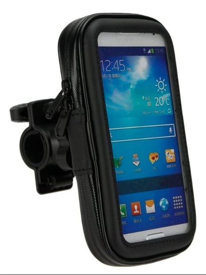 Qivelo Telefoonhouder Waterdichte Fiets - smartphone houder XL - shockproof