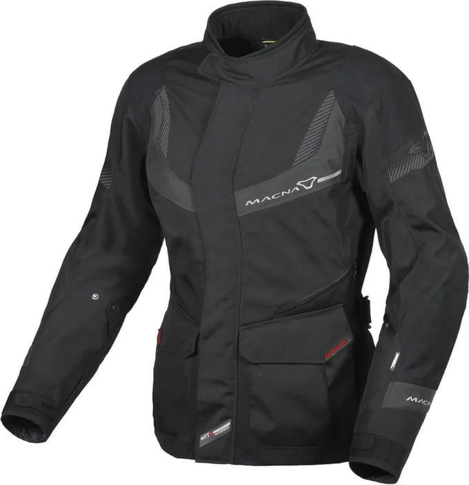 Macna Rancher Textile Waterproof Jas Dames Zwart Grijs - Jas