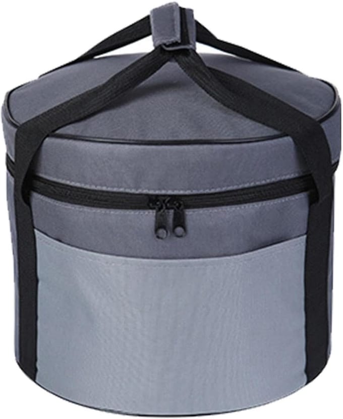 Opbergtas - Organizer tas - Kampeeruitrusting - Anti-impact design - 31 x 31 x 4 cm - Grijs