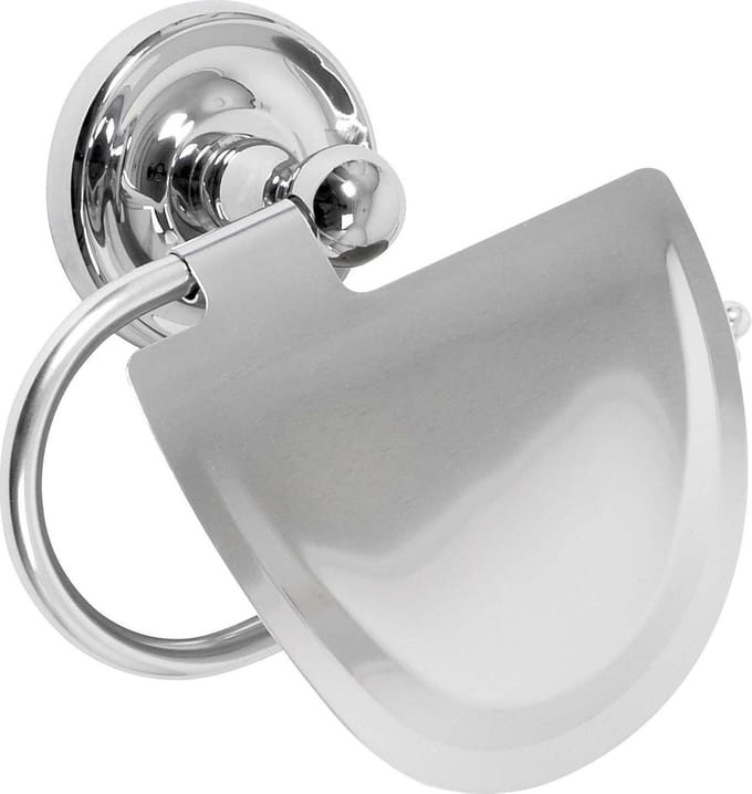Plieger Charleston Closetrolhouder - Met Klep - Chroom