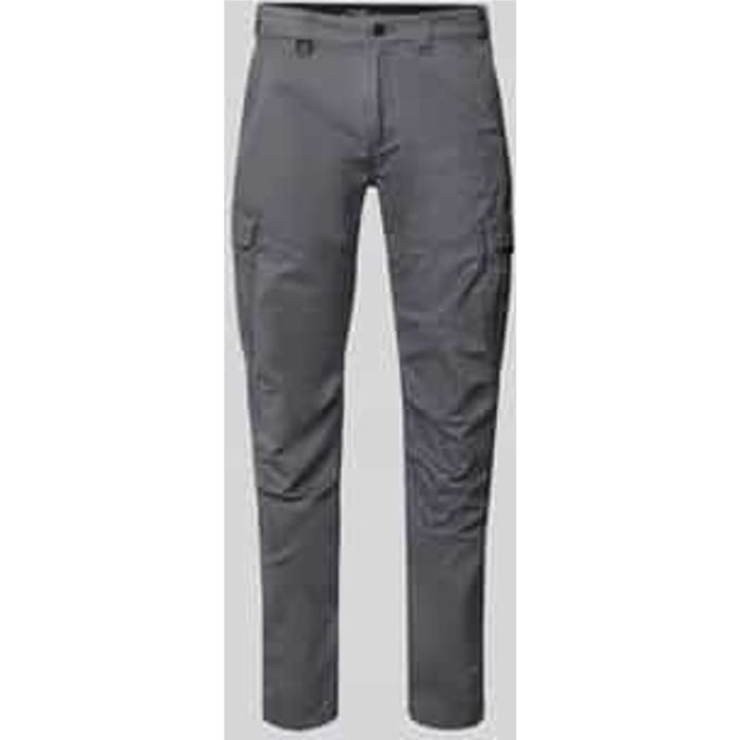regular fit cargobroek van katoenmix