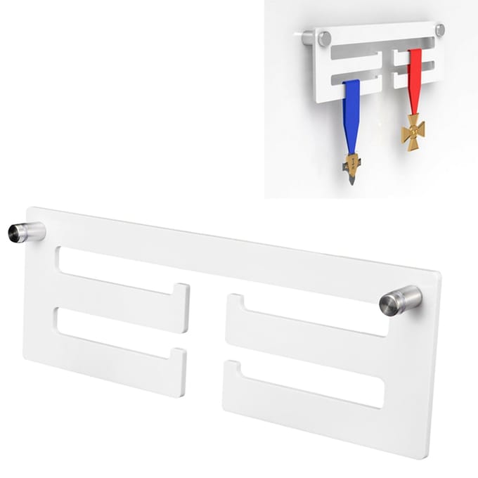 Medaille Display Hanger Acryl Prijs Medaille Muurhouder Displayrek voor het Ophangen van Medailles white