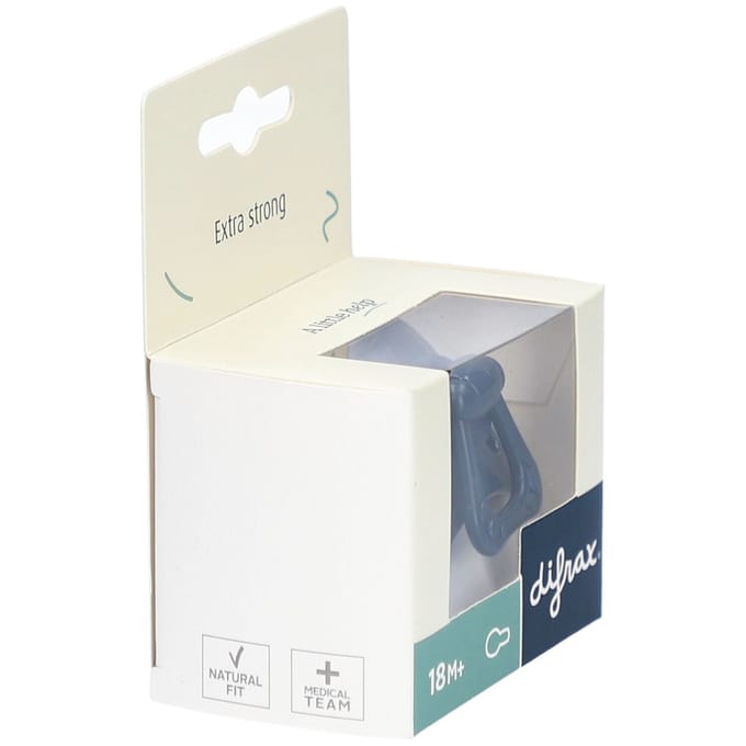 Difrax Fopspeen - Natural - 18+ maanden - Siliconen - Blackberry - 1 stuk