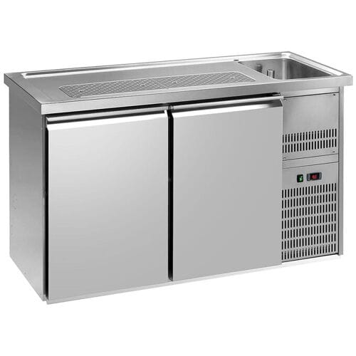 GGM Gastro Biertheke Premium PLUS - 1550x700mm - 2 Türen