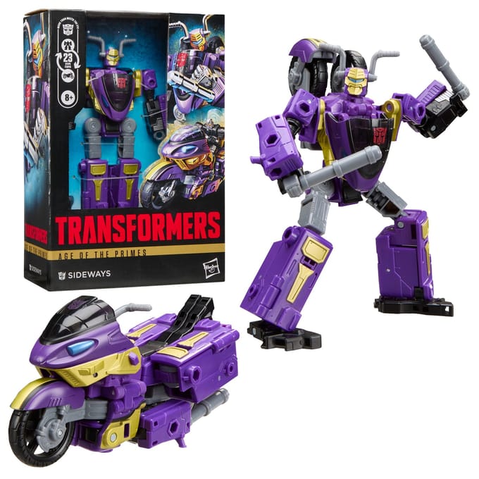 Hasbro Transformers Age of the Primes Voyager Class Actionfigur Sideways 14 cm Action Figuur