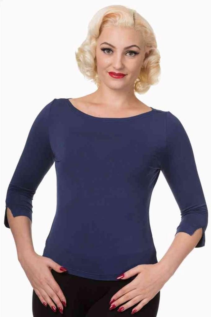 Dancing Days - MODERN LOVE Longsleeve top - M - Blauw