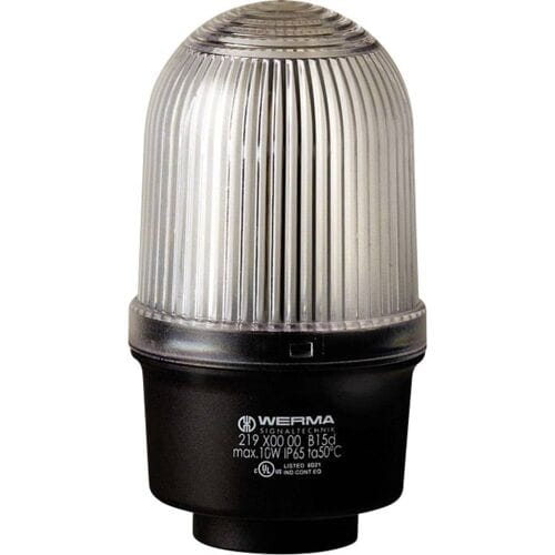 Werma Signaltechnik Signaallamp Gloeilamp 219.400.00 219.400.00 Wit Continu licht 12 V/AC, 12 V/DC, 24 V/AC, 24 V/DC, 48 V/AC, 48 V/DC, 110 V/AC, 230 V/AC