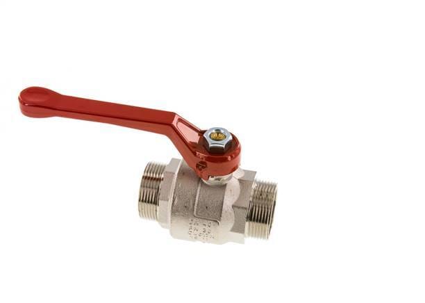 G 1-1/2 inch Buitendraad 2-Weg Messing Kogelkraan - BL2BN-M-MM-112