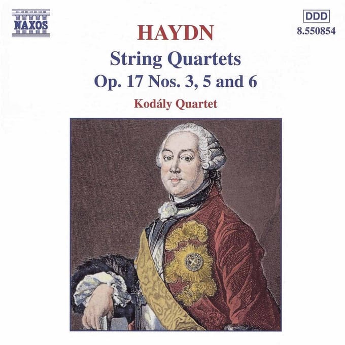 Kodály Quartet - Haydn: String Quartets Op. 17, Nos. 3, 5, (CD)