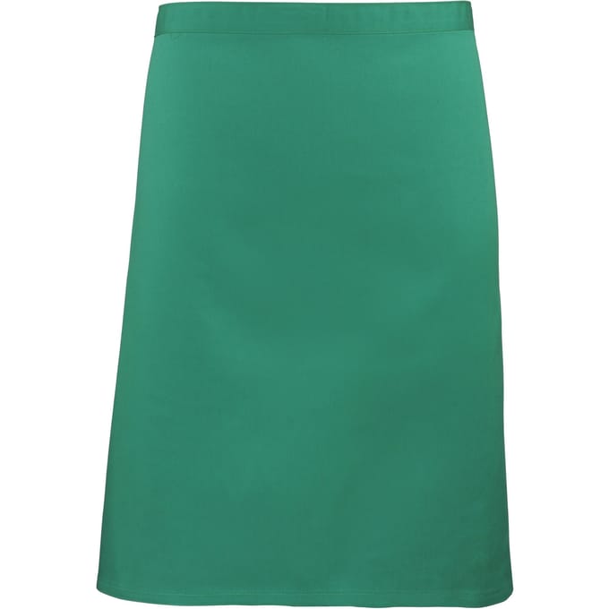 Premier Dames/Dames Mid-Length Apron (Pakket van 2) (Smaragd)