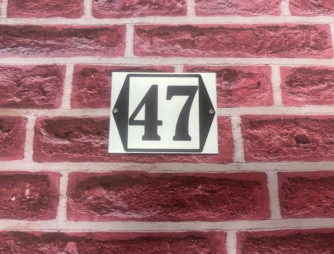 huisnummer 47 klassiek