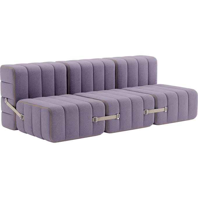 Ambivalenz Curt - Set van 6 - bv. Flexibele 3-zitter - Dama 0039 (lila)