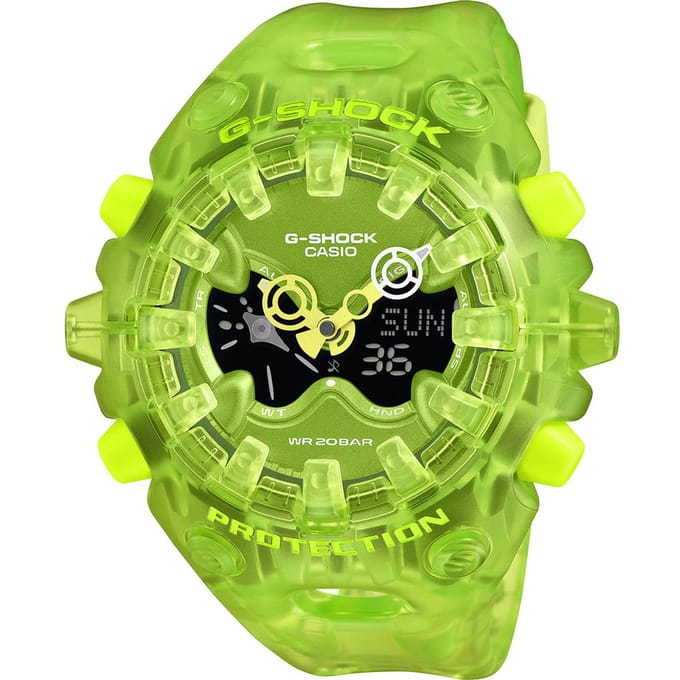 G-Shock Classic Style GA-V01SKE-3AER Big Case Transparant Horloge