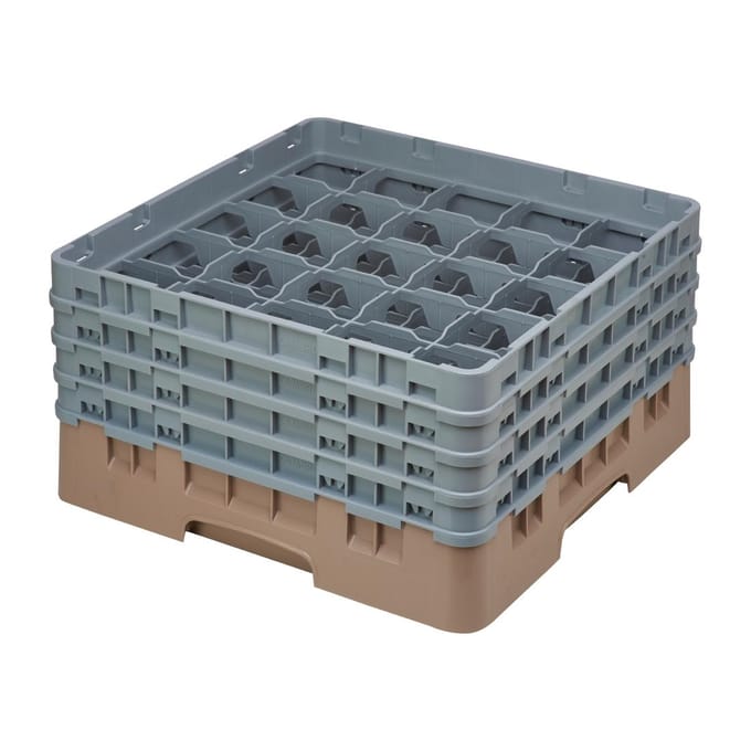 Cambro Camrack vaatwaskorf met 25 compartimenten max. glashoogte 21.5cm