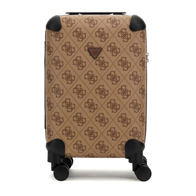 GUESS Trolley 18 In 8-Wheeler Latte Logo / Brown Lichtbruin 53cm