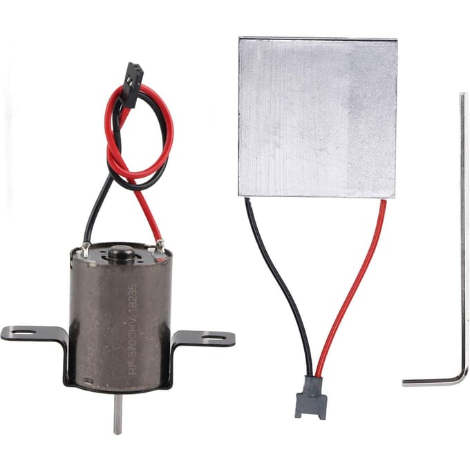 Ensemble Moteur Générateur de Plaque de Ventilateur de Cheminée Universel Pièce Accessoire de Ventilateur à Chaleur pour Usage Domestique