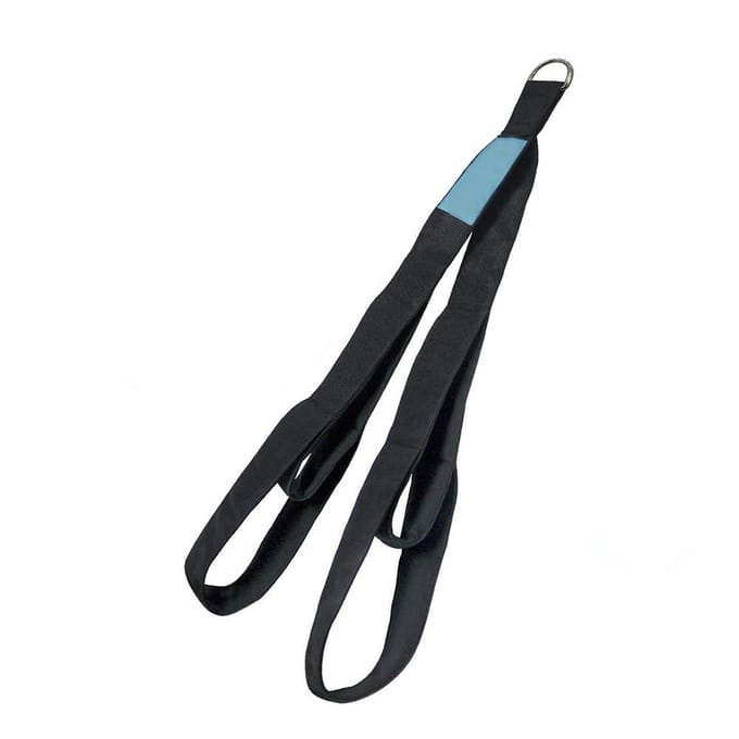 Câble de fixation pour corde à triceps, deux longueurs intégrées, sangles d'extension de corde de traction pour salle de sport à domicile noir