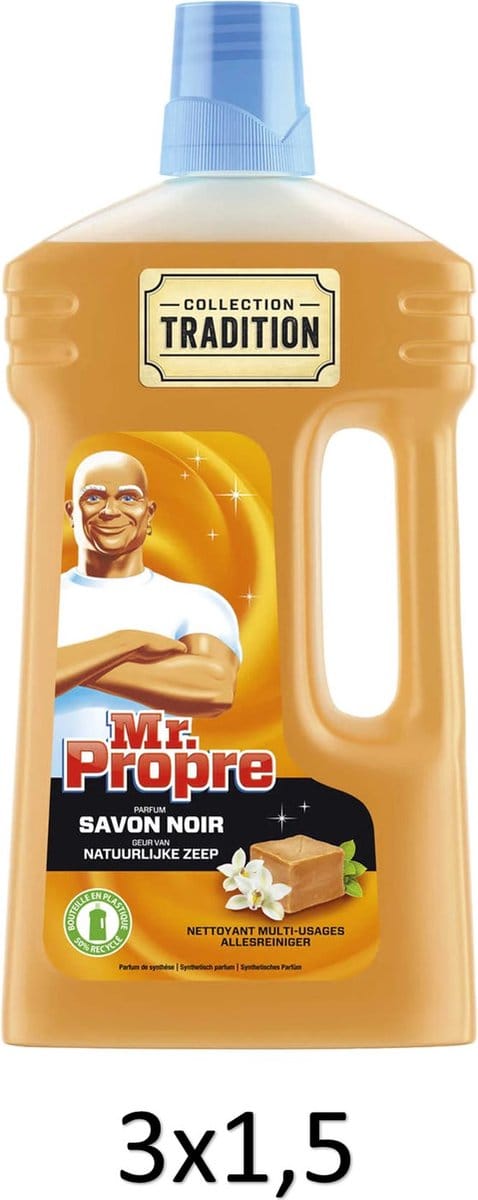 Mr. Propre Allesreiniger Black Soap 3x1.5 L