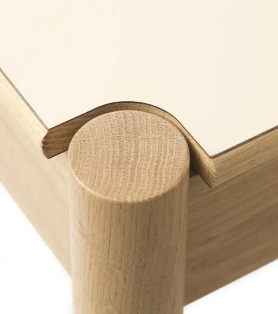 FDB Møbler - C44 - Eettafel 80x80 - bruin