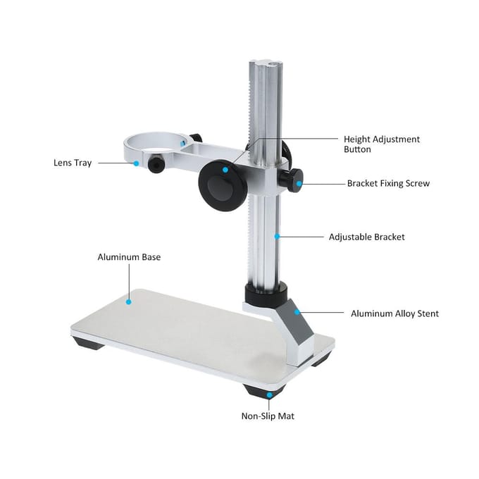 G600 aluminium standaardbeugelhouder hefsteun voor digitale microscoop USB-microscopen