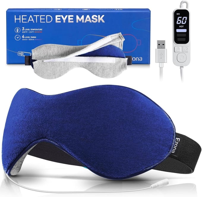 Verwarmd Oogmasker voor Effectieve Verlichting van Droge Ogen
