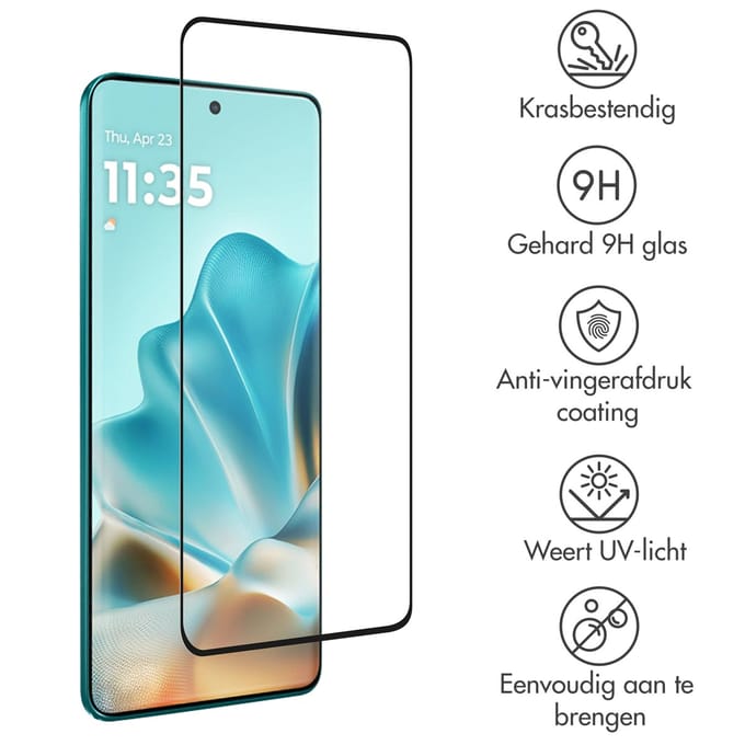 Accezz Screen Protector - Geschikt voor Motorola Edge 60 Fusion - Gehard Glas Screenprotector