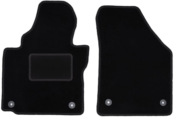 Voormatten zwart voor: Volkswagen Touran I 2FL minivan (2010-)