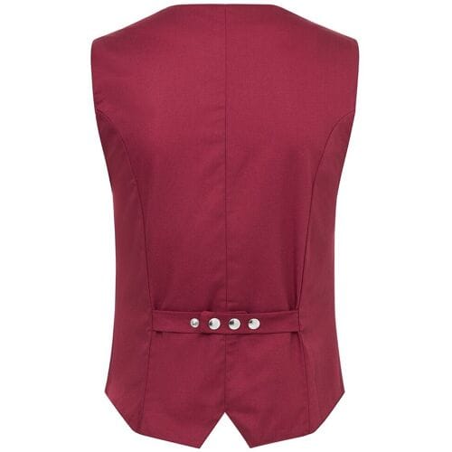 (6 stuks) KARLOWSKY Dames Gilet Lena - Bordeaux - Maat: 42
