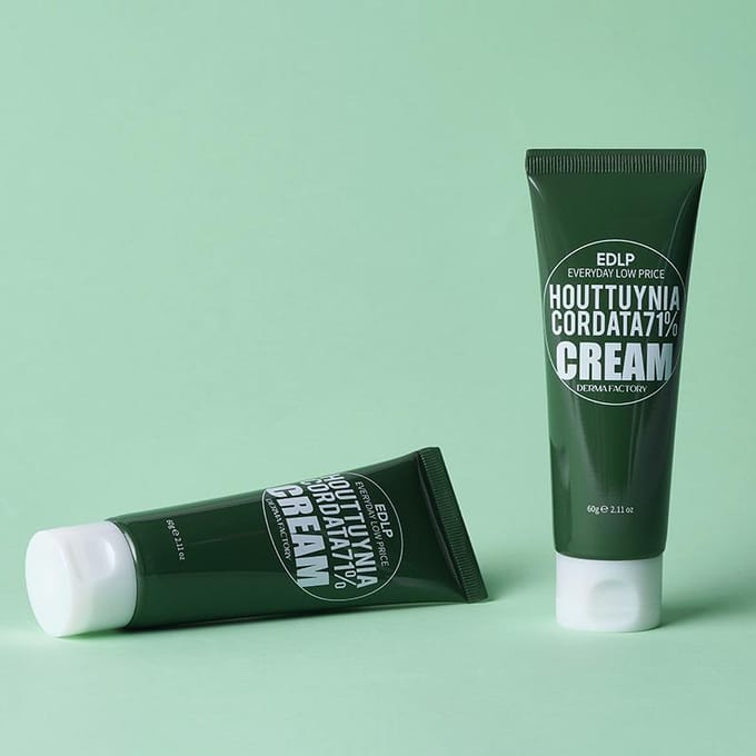 [DERMA FACTORY] EDLP Crème Houttuynia Cordata 71% 60ml black