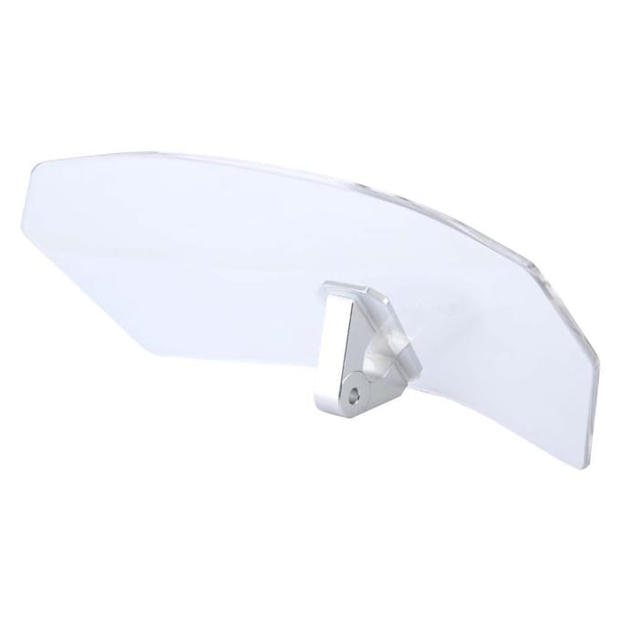 Universele Motorfiets Verstelbare Windscherm Winddeflector Voorruit (Transparant) gray