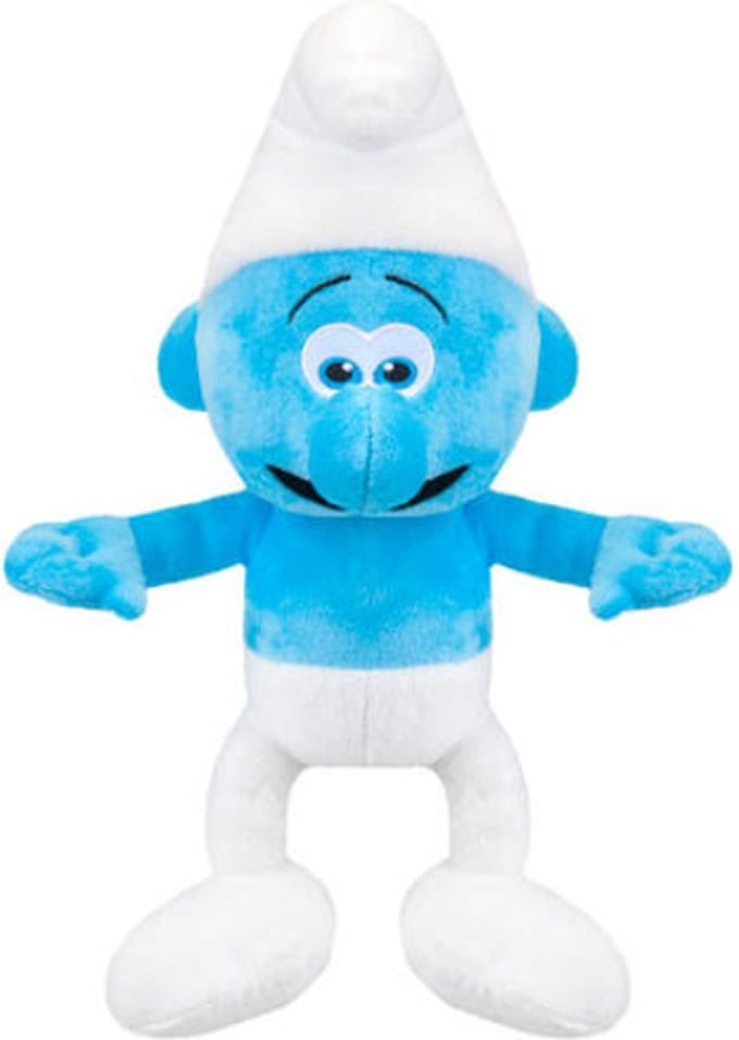 Vrolijke Smurf - De Smurfen Pluche Knuffel 27 cm