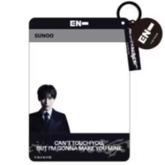 ENHYPEN x MINISO - Karakter Transparante Kaart Hanger SUNOO
