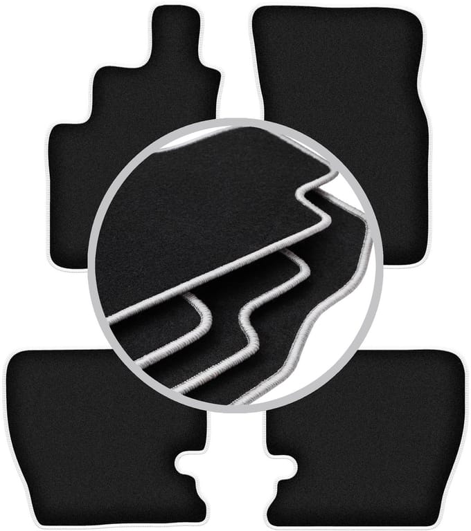 CARLUX-SILVER automatten voor: SsangYong Musso SUV (1993-2005)