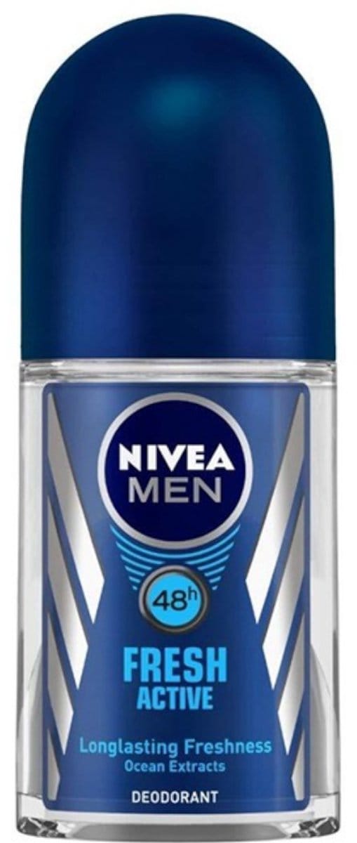 Nivea - Fresh Active Roll-On - Antiperspirant - 48 Uur Lang Werkend - 50 ml