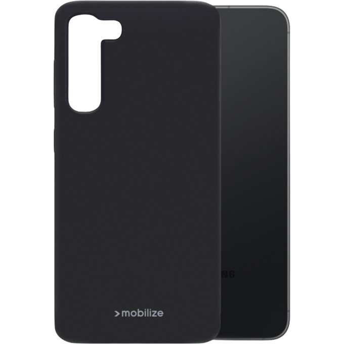 Mobilize Samsung Galaxy S23 FE Siliconen (TPU) Hoesje Zwart