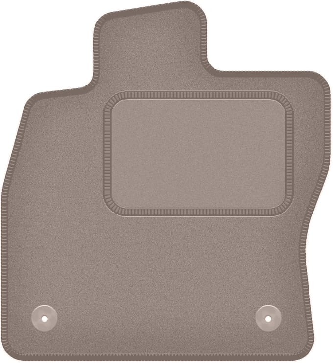 Beige bestuurdersmat voor: Volkswagen eGolf hatchback (2014-2019)