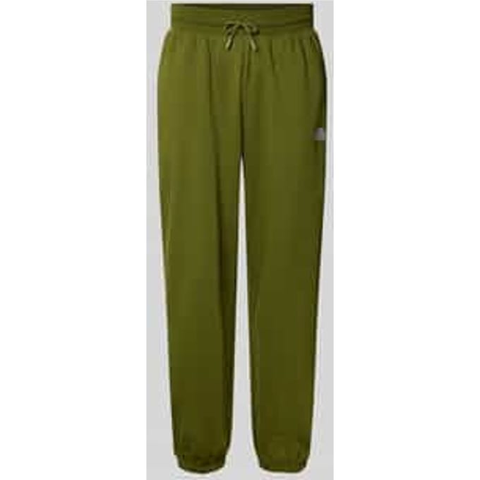 Regular fit sweatpants met labelstitching