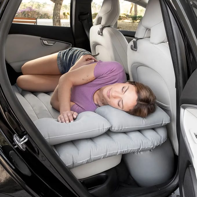Opblaasbaar matras voor auto's InnovaGoods Cleep
