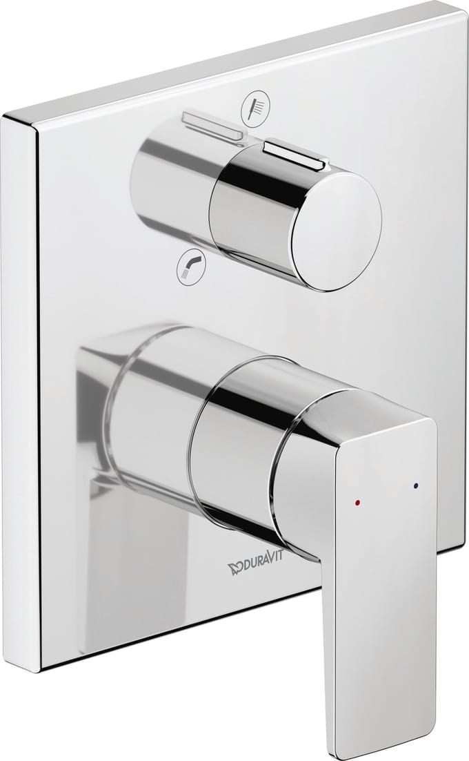 Duravit Manhattan - Inbouwkraan, voor 2 functies, chroom MH5210012010