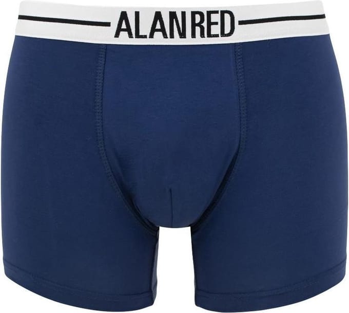 Alan Red - Boxer Donkerblauw 2Pack - Heren - Maat M - Body-fit